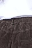 Gilbert Cord Barrel Pant Chocolate